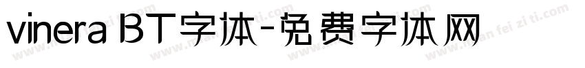 vinera BT字体字体转换
